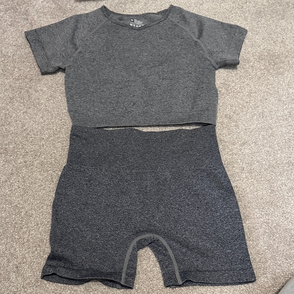Gray Athletic Shorts for Women